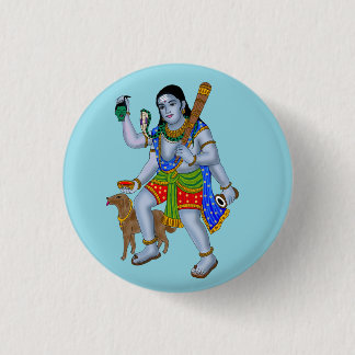 Badge Rond 2,50 Cm Lord Bhairava Button