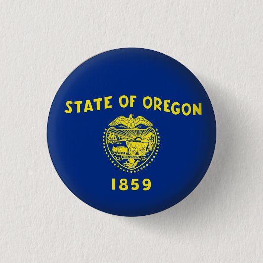 Badge Rond 2,50 Cm L'Orégon rond (Devant)