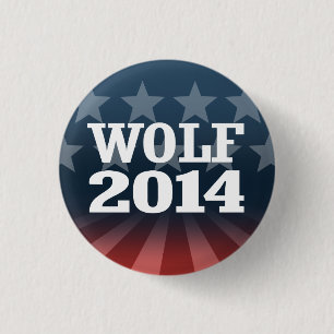 BADGE ROND 2,50 CM LOUP 2014