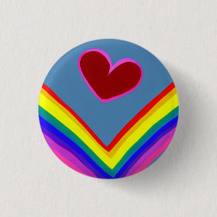 Badge Rond 2,50 Cm Love 3 Cm Round Badge