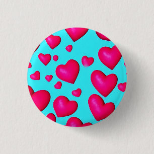 Badge Rond 2,50 Cm Love 3 Cm Round Badge