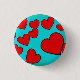 Badge Rond 2,50 Cm Love 3 Cm Round Badge