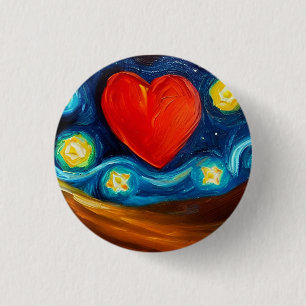 Badge Rond 2,50 Cm Love 3 Cm Round Badge