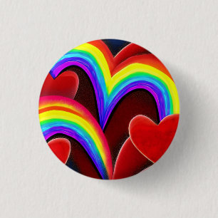 Badge Rond 2,50 Cm Love 3 Cm Round Badge