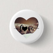 Badge Rond 2,50 Cm Love Heart Photo (Devant)