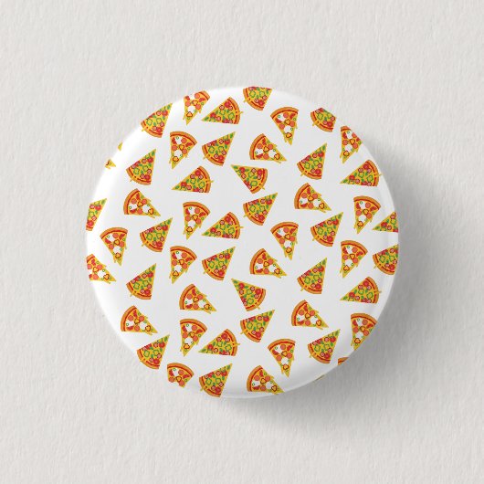 Badge Rond 2,50 Cm Love Pizza (Devant)