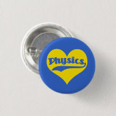 Badge Rond 2,50 Cm Love Science Physics (Devant & derrière)