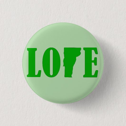 Badge Rond 2,50 Cm Love Vermont Button (Devant)