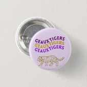 Badge Rond 2,50 Cm LSU Gameday Button (Devant & derrière)