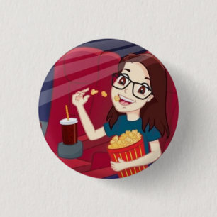 Badge Rond 2,50 Cm Lucy va à l'insigne d'avatar de Hollywood