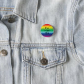Badge Rond 2,50 Cm Lui, Lui, Son, Pronouns Lgbtq Lgbt Pride Rainbow (En situation)