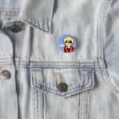 Badge Rond 2,50 Cm Luke Button (En situation)