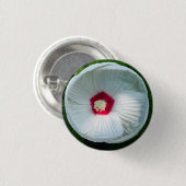 Badge Rond 2,50 Cm Luna Hibiscus (Devant & derrière)