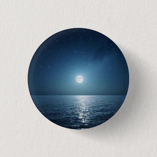 Badge Rond 2,50 Cm Lune (Devant)