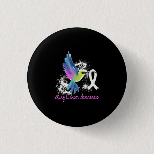 Badge Rond 2,50 Cm Lung Awareness Pearl Ribbon (Devant)