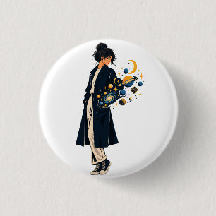 Badge Rond 2,50 Cm L'Univers de Poche