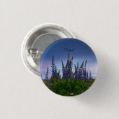 Badge Rond 2,50 Cm Lupins (Devant & derrière)