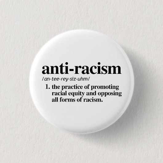 Badge Rond 2,50 Cm Lutte contre le racisme (Devant)