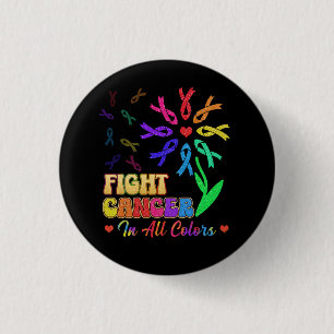 Badge Rond 2,50 Cm Lutter contre le cancer dans toutes les couleurs L