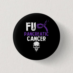 Badge Rond 2,50 Cm Lutter Contre Le Cancer Pancréatique Combattre Le 