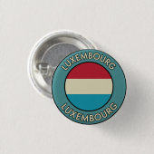 Badge Rond 2,50 Cm Luxembourg (Devant & derrière)
