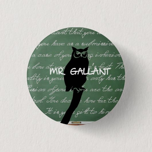 Badge Rond 2,50 Cm M. Gallant Button (Devant)