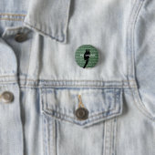 Badge Rond 2,50 Cm M. Gallant Button (En situation)