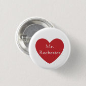 Badge Rond 2,50 Cm M. Rochester (Devant & derrière)