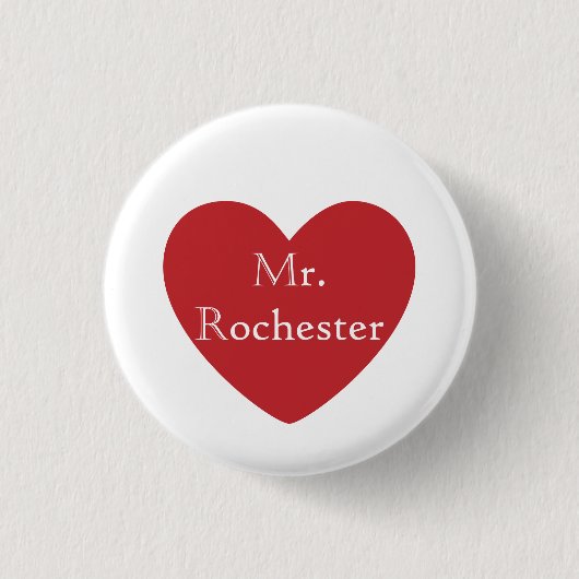Badge Rond 2,50 Cm M. Rochester (Devant)