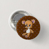 Badge Rond 2,50 Cm M. Teddy (Devant & derrière)
