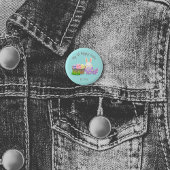 Badge Rond 2,50 Cm Ma 1ère Pâques heureuse