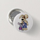 Badge Rond 2,50 Cm ma poupée (Devant & derrière)