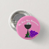 Badge Rond 2,50 Cm Ma première sainte communion (Devant & derrière)