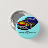 Badge Rond 2,50 Cm Mable de la série Jackrabbit Junction (Devant & derrière)