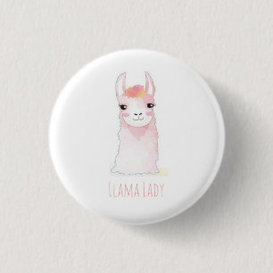 Badge Rond 2,50 Cm Madame Button de lama