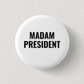Badge Rond 2,50 Cm Madame la Présidente Harris 2024 (Devant)