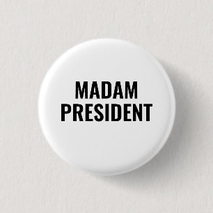 Badge Rond 2,50 Cm Madame la Présidente Harris 2024