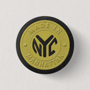 Badge Rond 2,50 Cm Made Manhattan