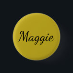 Badge Rond 2,50 Cm Maggie du nom noir orphelin du manuscrit de<br><div class="desc">le maggie est un caractère du noir orphelin de TVshow</div>