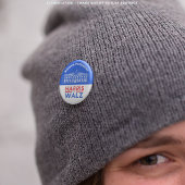 Badge Rond 2,50 Cm Maison Blanche Madame la Présidente Kamala Harris/