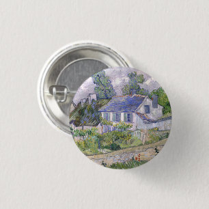 Badge Rond 2,50 Cm Maisons à Auvers Vincent van Gogh