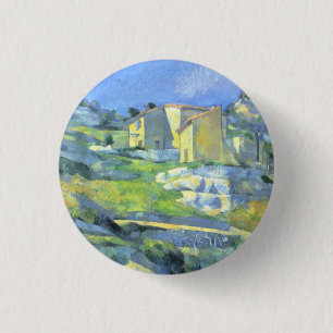 Badge Rond 2,50 Cm Maisons en Provence Paul Cezanne
