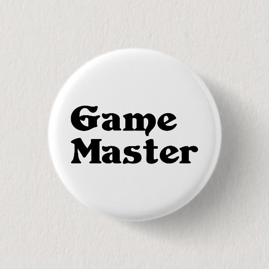Badge Rond 2,50 Cm Maître de jeu (Devant)