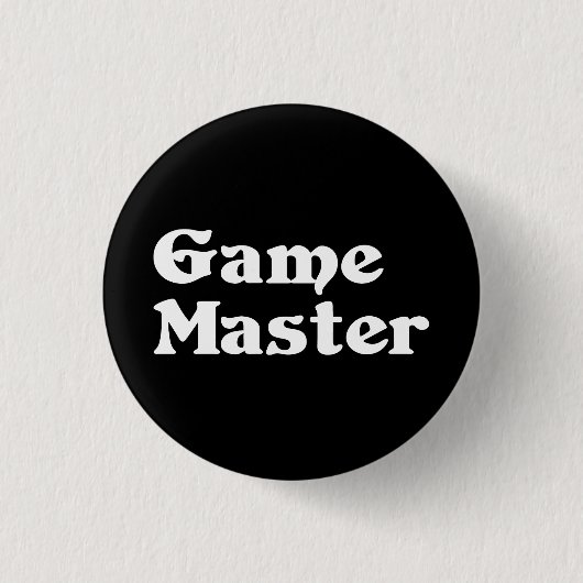 Badge Rond 2,50 Cm Maître de jeu (Devant)