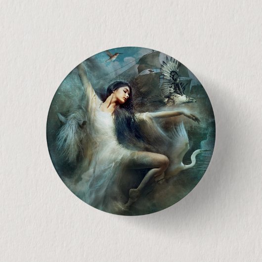 Badge Rond 2,50 Cm Maj du bouton Marche (Devant)