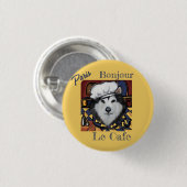Badge Rond 2,50 Cm Malamute d'Alaska (Devant & derrière)
