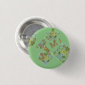 Badge Rond 2,50 Cm Maman ! (Devant & derrière)
