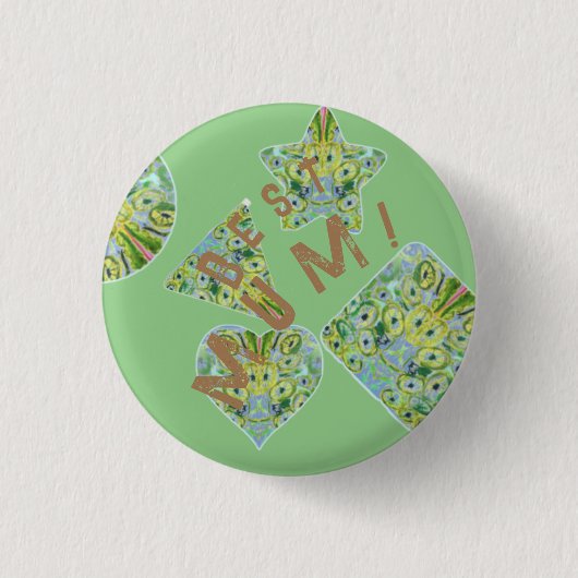 Badge Rond 2,50 Cm Maman ! (Devant)