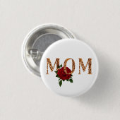 Badge Rond 2,50 Cm Maman (Devant & derrière)