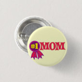 Badge Rond 2,50 Cm Maman #1 (Devant & derrière)